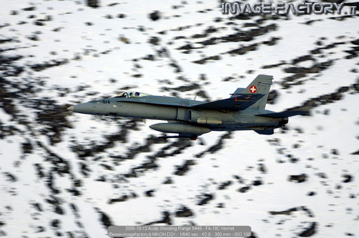 2005-10-12 Axalp Shooting Range 0449 - FA-18C Hornet